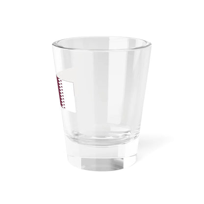 Flag of Qatar 1936-1949 (Qatar) Shot Glass 1.5oz - Go Mug Yourself