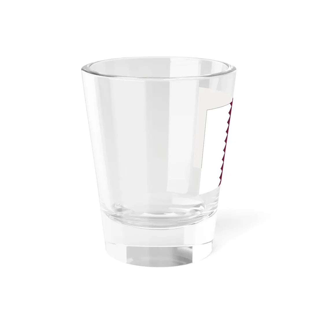 Flag of Qatar 1949-1971 3-2 (Qatar) Shot Glass 1.5oz - Go Mug Yourself