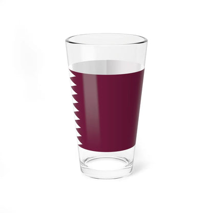 Flag of Qatar 1949-1971 (Qatar) Pint Glass 16oz 16oz - Go Mug Yourself