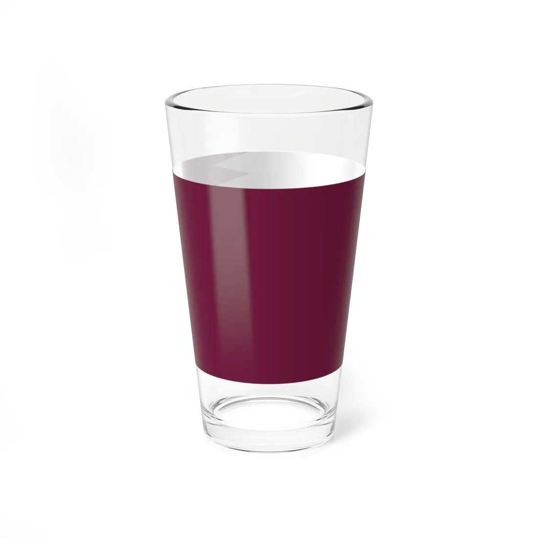 Flag of Qatar 1949-1971 (Qatar) Pint Glass 16oz - Go Mug Yourself