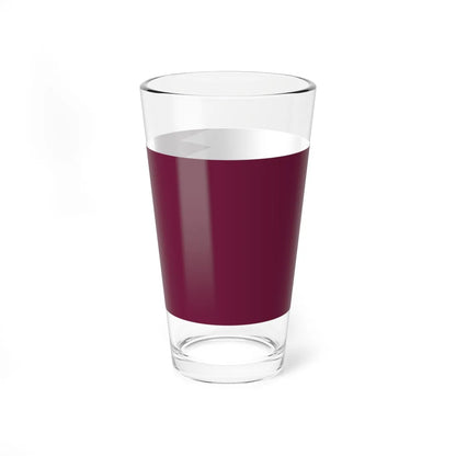 Flag of Qatar 1949-1971 (Qatar) Pint Glass 16oz - Go Mug Yourself