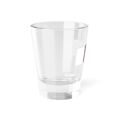 Flag of Qatar 1949-1971 (Qatar) Shot Glass 1.5oz - Go Mug Yourself