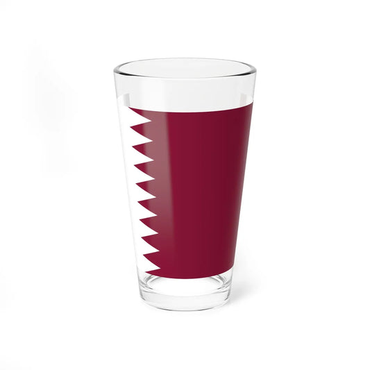 Flag of Qatar 3-2 (Qatar) Pint Glass 16oz 16oz - Go Mug Yourself