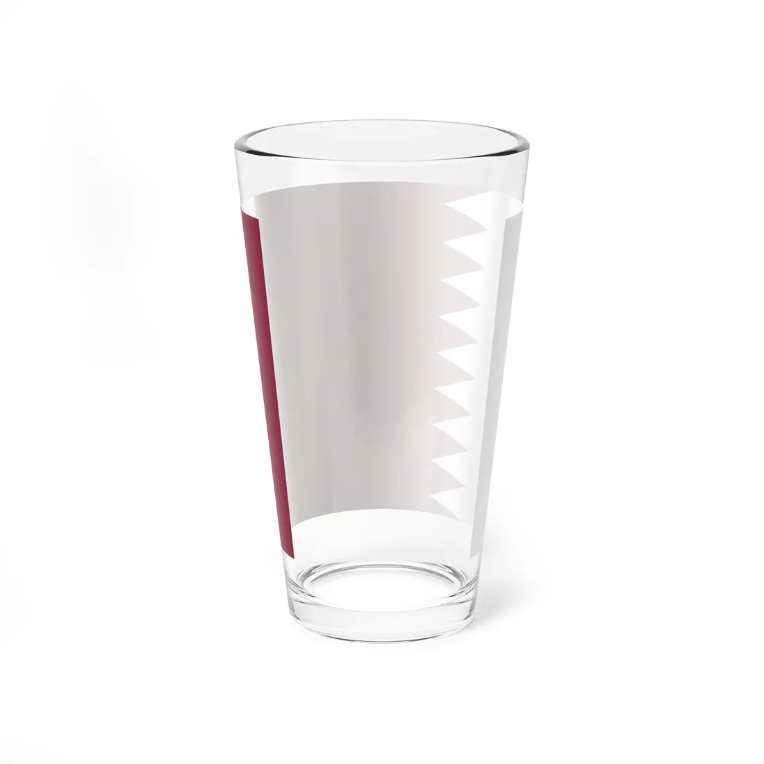 Flag of Qatar 3-2 (Qatar) Pint Glass 16oz - Go Mug Yourself