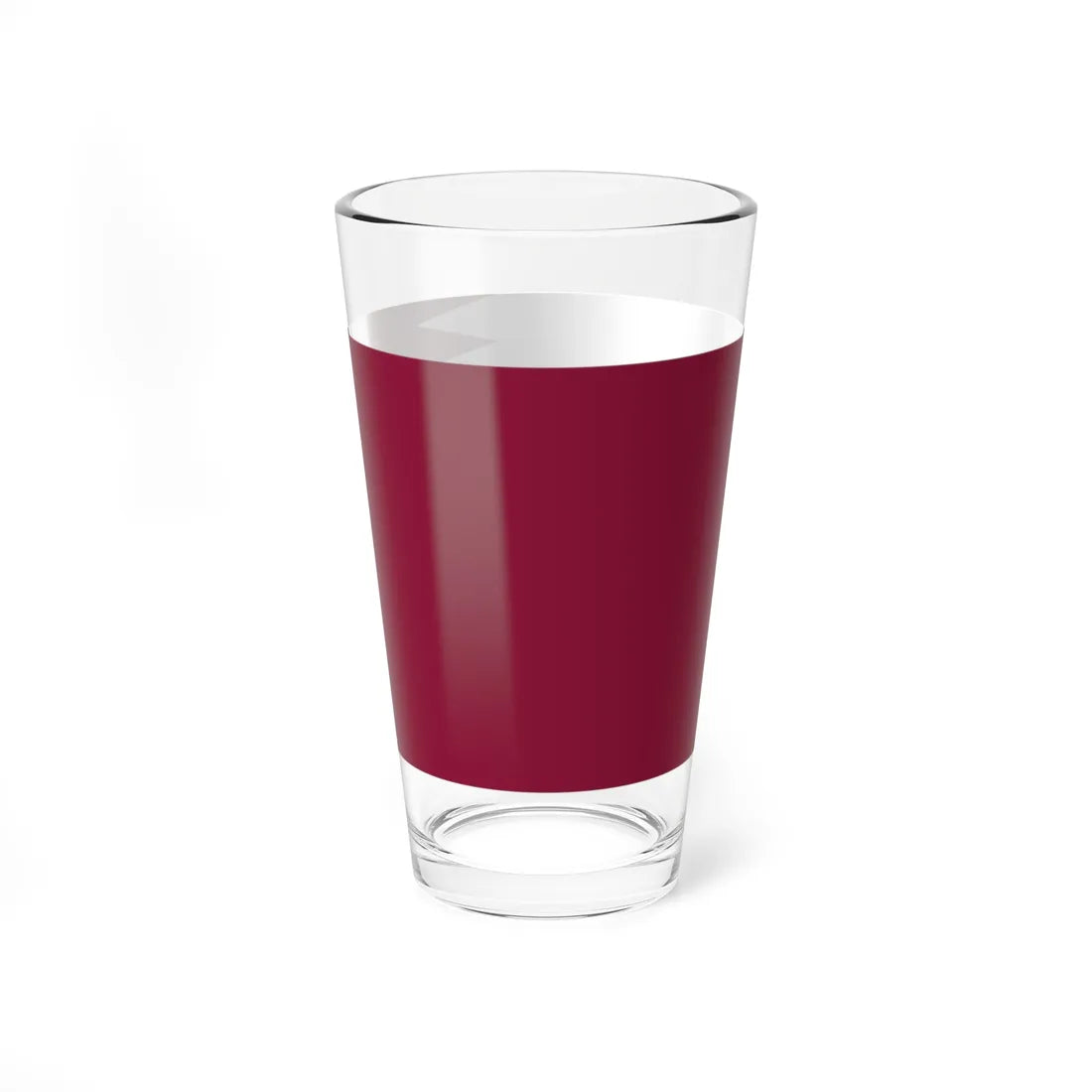 Flag of Qatar (Qatar) Pint Glass 16oz - Go Mug Yourself
