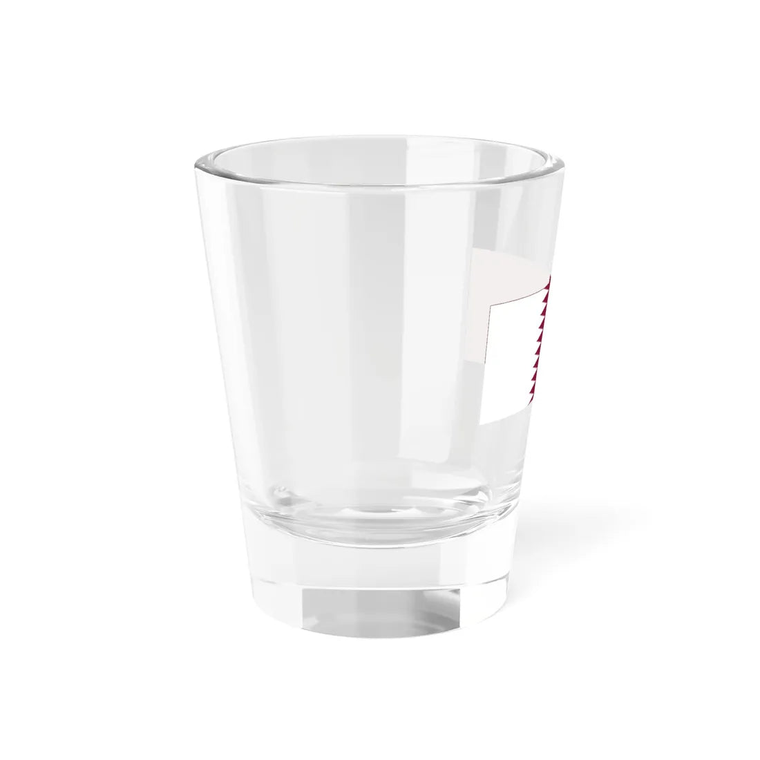 Flag of Qatar (Qatar) Shot Glass 1.5oz - Go Mug Yourself
