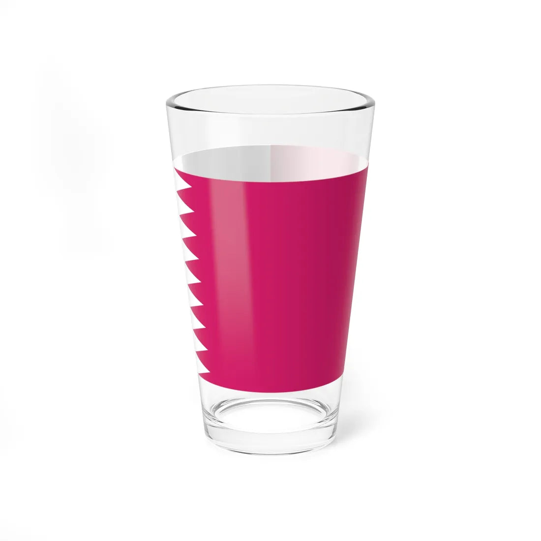 Flag of Qatar WFB 2000 (Qatar) Pint Glass 16oz 16oz - Go Mug Yourself