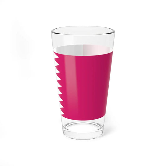 Flag of Qatar WFB 2000 (Qatar) Pint Glass 16oz 16oz - Go Mug Yourself