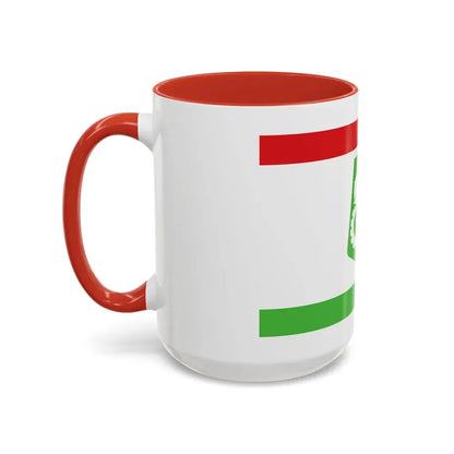 Flag of Qiryat Gat Israel - Accent Coffee Mug - Go Mug Yourself