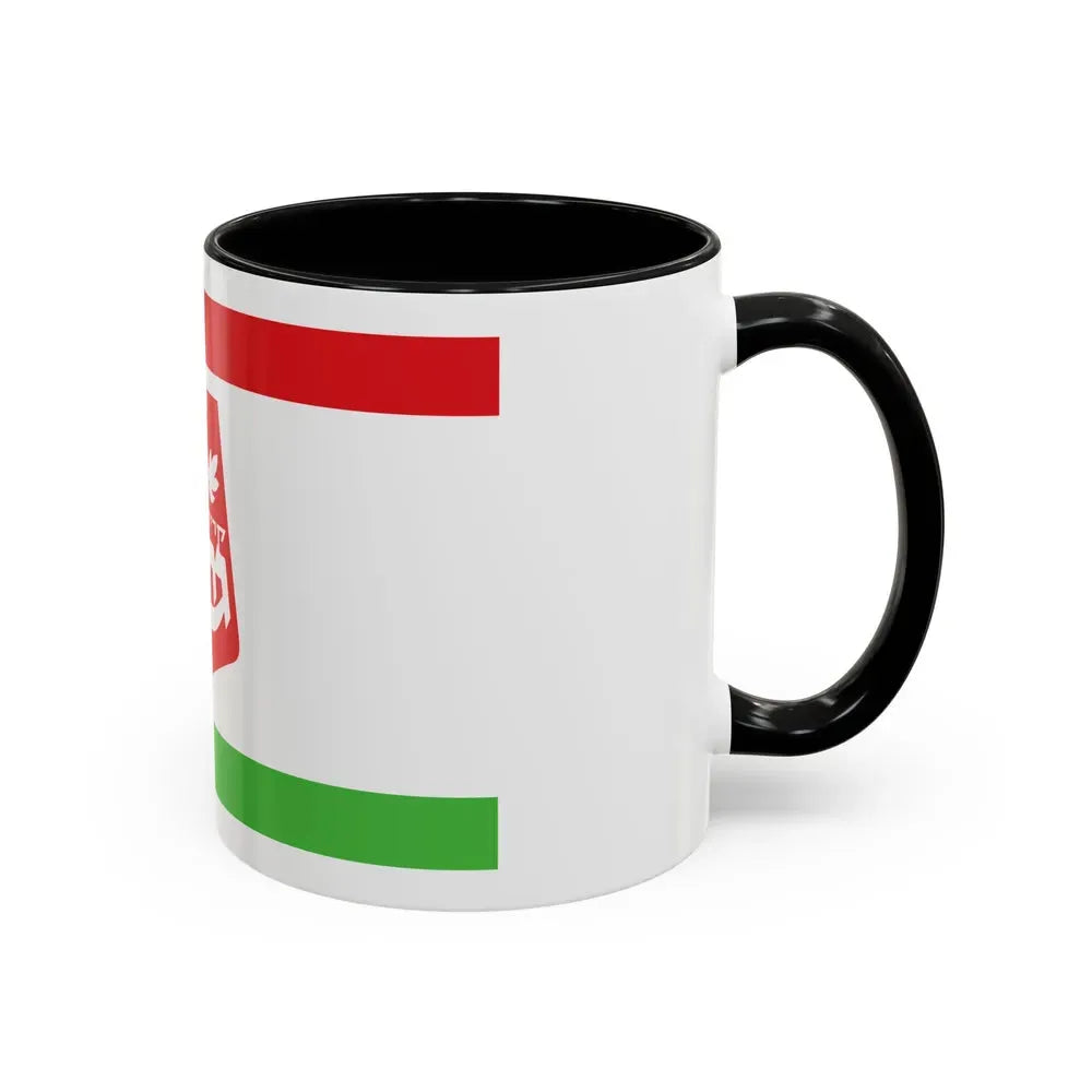 Flag of Qiryat Gat Israel - Accent Coffee Mug - Go Mug Yourself
