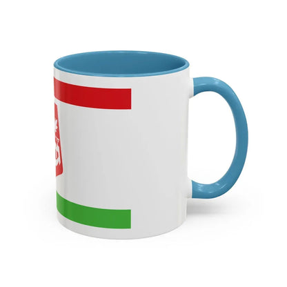 Flag of Qiryat Gat Israel - Accent Coffee Mug - Go Mug Yourself