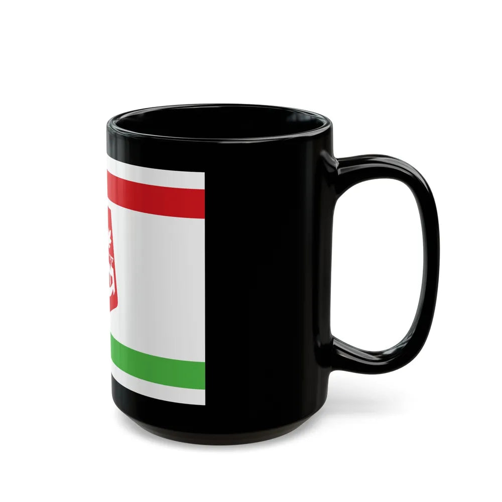 Flag of Qiryat Gat Israel - Black Coffee Mug-Go Mug Yourself