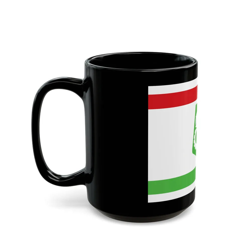 Flag of Qiryat Gat Israel - Black Coffee Mug-Go Mug Yourself