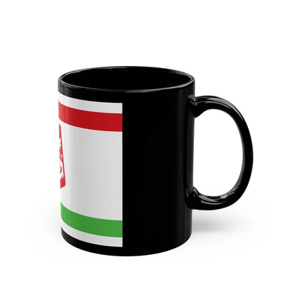 Flag of Qiryat Gat Israel - Black Coffee Mug-Go Mug Yourself