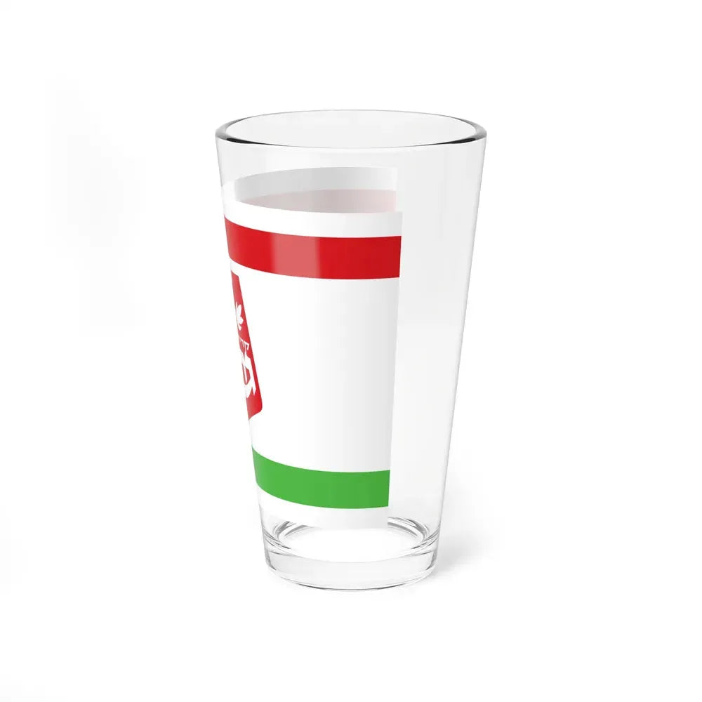 Flag of Qiryat Gat Israel - Pint Glass 16oz - Go Mug Yourself