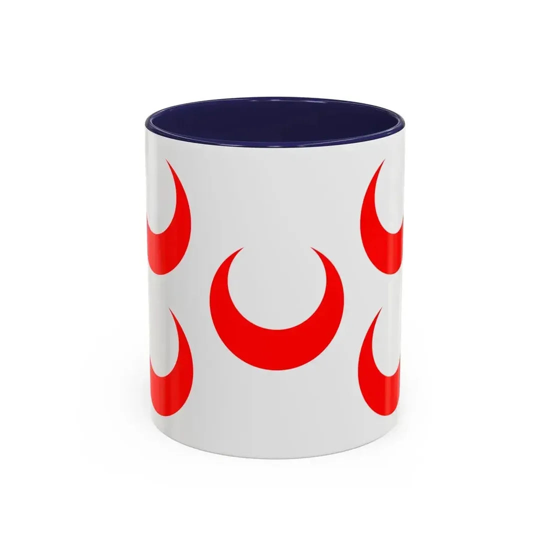 Flag of Qormi Malta - Accent Coffee Mug 11oz Navy - Go Mug Yourself