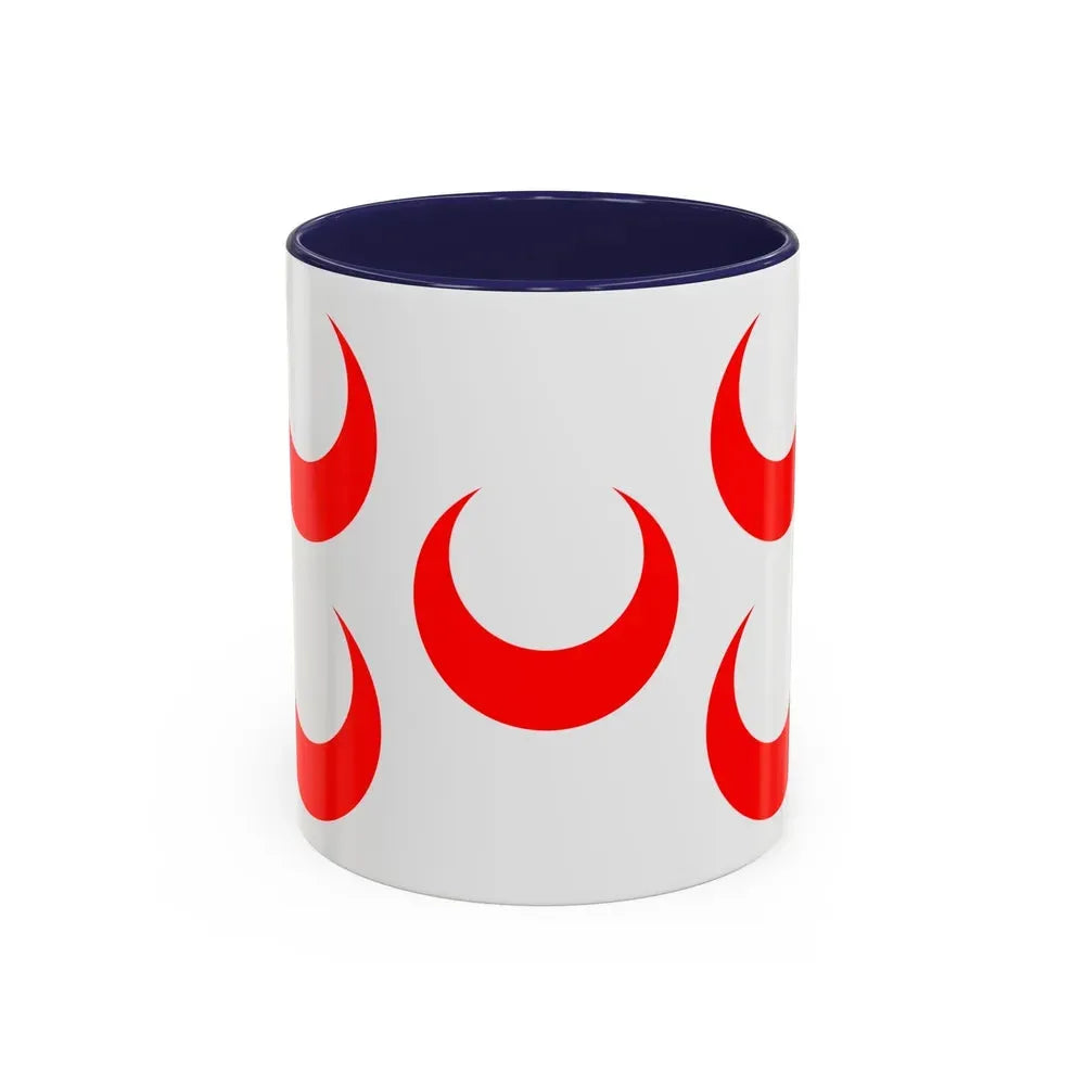Flag of Qormi Malta - Accent Coffee Mug 11oz Navy - Go Mug Yourself