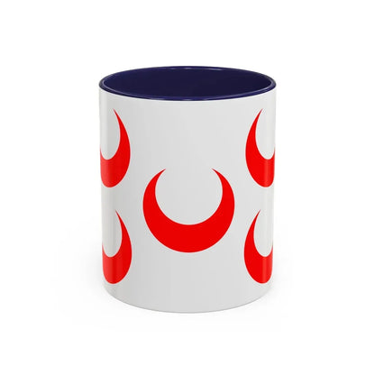 Flag of Qormi Malta - Accent Coffee Mug 11oz Navy - Go Mug Yourself