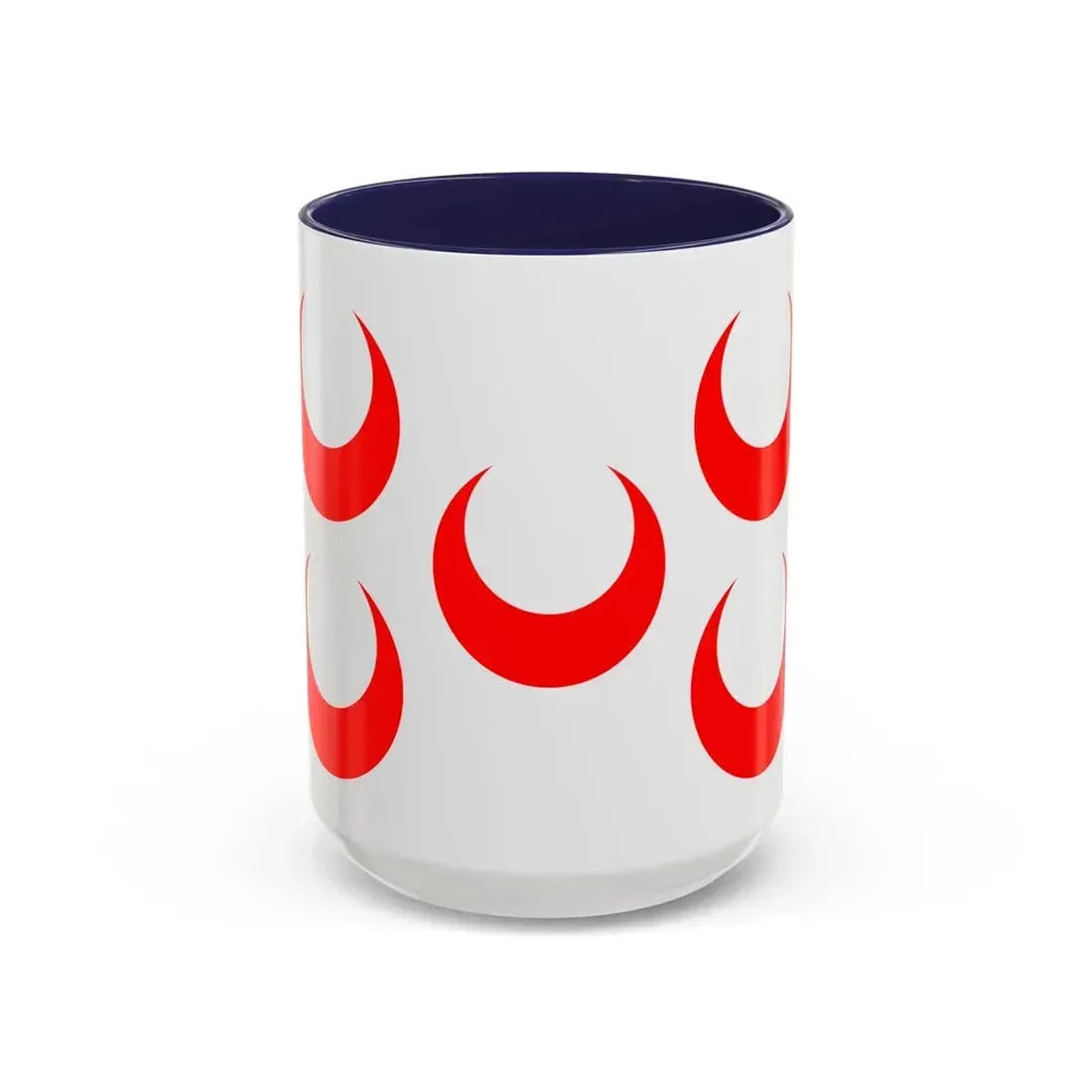 Flag of Qormi Malta - Accent Coffee Mug 15oz Navy - Go Mug Yourself