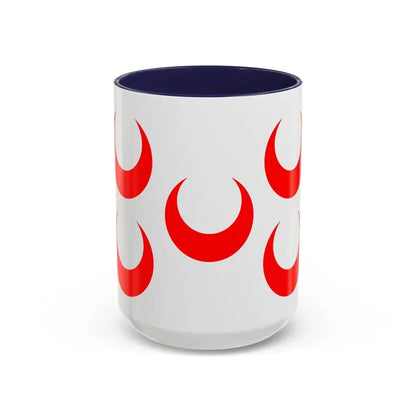 Flag of Qormi Malta - Accent Coffee Mug 15oz Navy - Go Mug Yourself