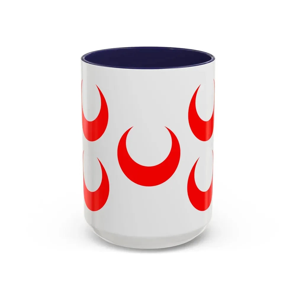 Flag of Qormi Malta - Accent Coffee Mug 15oz Navy - Go Mug Yourself