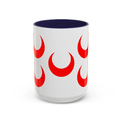 Flag of Qormi Malta - Accent Coffee Mug 15oz Navy - Go Mug Yourself
