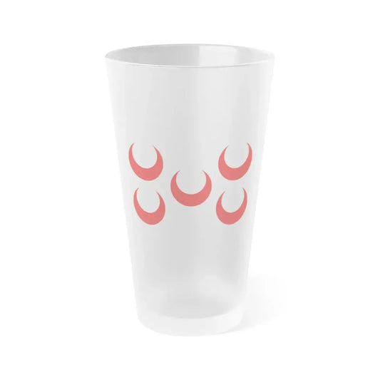 Flag of Qormi Malta - Frosted Pint Glass 16oz 16oz Frosted - Go Mug Yourself