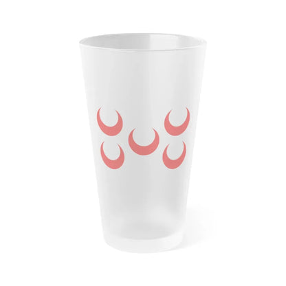 Flag of Qormi Malta - Frosted Pint Glass 16oz 16oz Frosted - Go Mug Yourself