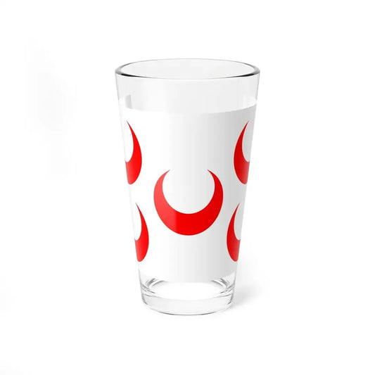 Flag of Qormi Malta - Pint Glass 16oz 16oz - Go Mug Yourself