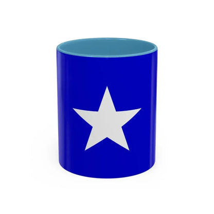 Flag of Qrendi 1993 to 2000 Malta - Accent Coffee Mug 11oz Light Blue - Go Mug Yourself