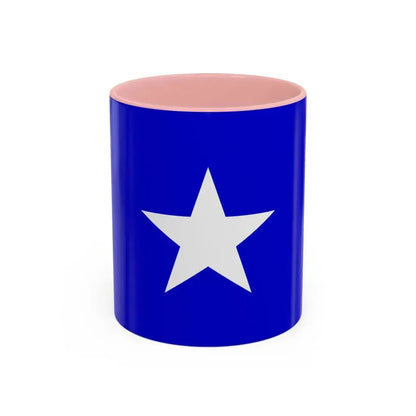 Flag of Qrendi 1993 to 2000 Malta - Accent Coffee Mug 11oz Pink - Go Mug Yourself