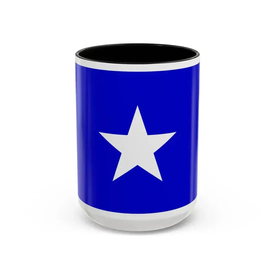 Flag of Qrendi 1993 to 2000 Malta - Accent Coffee Mug 15oz Black - Go Mug Yourself