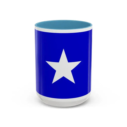 Flag of Qrendi 1993 to 2000 Malta - Accent Coffee Mug 15oz Light Blue - Go Mug Yourself