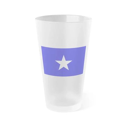 Flag of Qrendi 1993 to 2000 Malta - Frosted Pint Glass 16oz 16oz Frosted - Go Mug Yourself