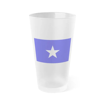 Flag of Qrendi 1993 to 2000 Malta - Frosted Pint Glass 16oz 16oz Frosted - Go Mug Yourself