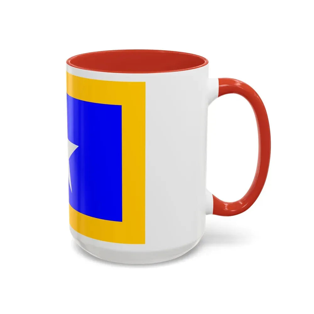 Flag of Qrendi Malta - Accent Coffee Mug - Go Mug Yourself