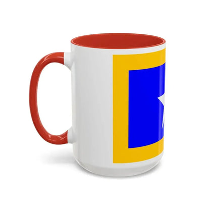 Flag of Qrendi Malta - Accent Coffee Mug - Go Mug Yourself