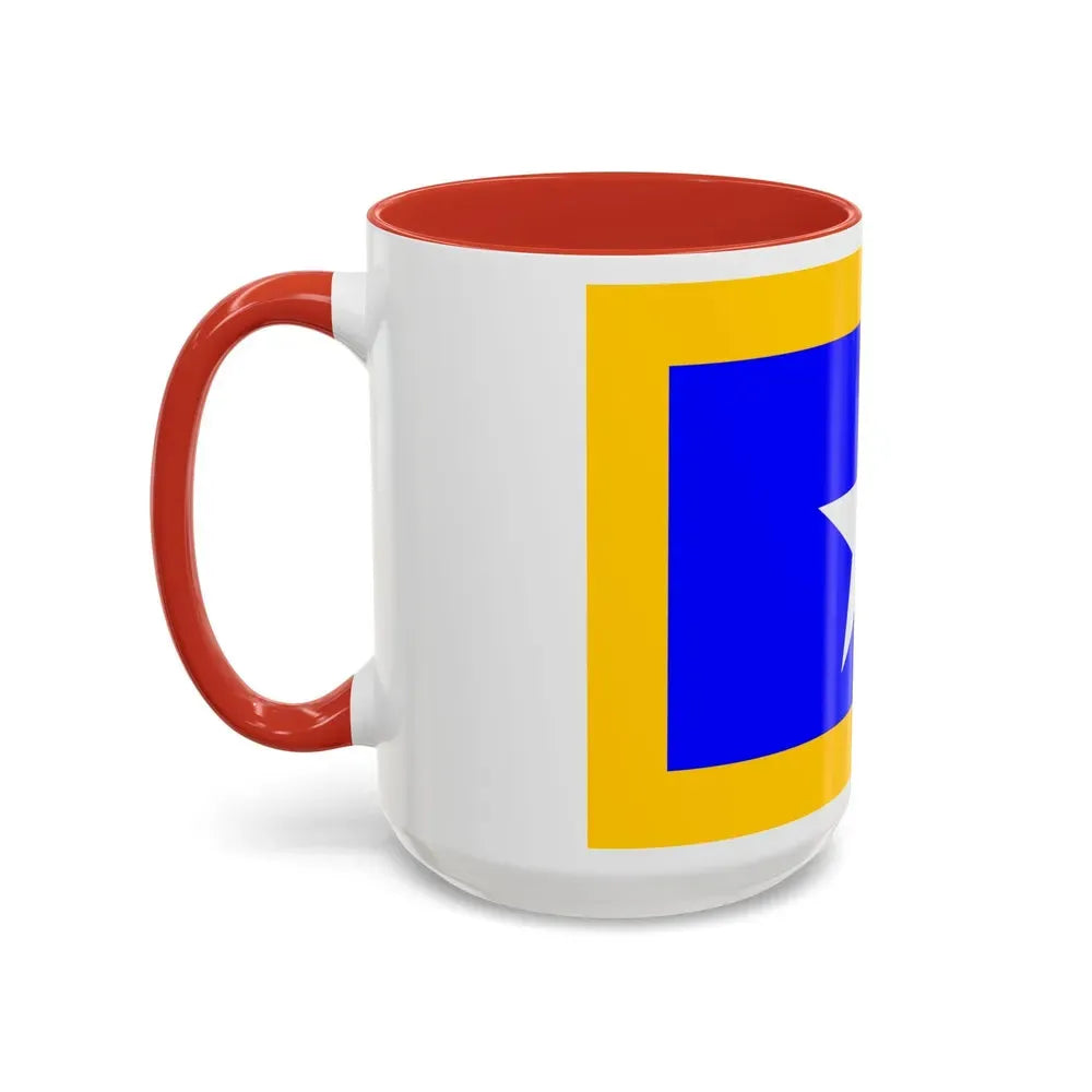 Flag of Qrendi Malta - Accent Coffee Mug - Go Mug Yourself