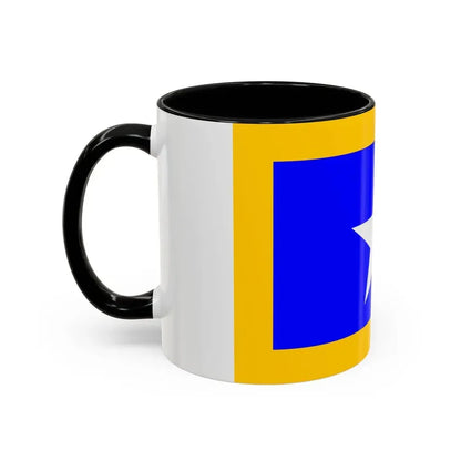 Flag of Qrendi Malta - Accent Coffee Mug - Go Mug Yourself