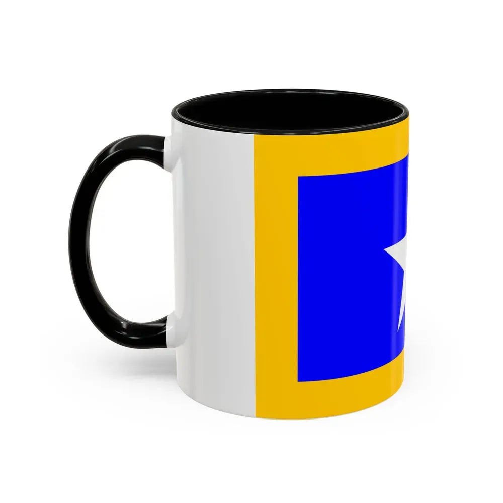 Flag of Qrendi Malta - Accent Coffee Mug - Go Mug Yourself
