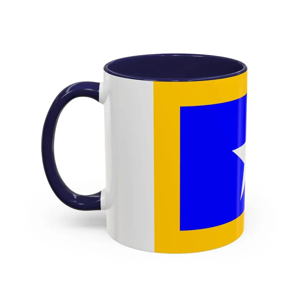 Flag of Qrendi Malta - Accent Coffee Mug - Go Mug Yourself