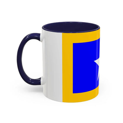 Flag of Qrendi Malta - Accent Coffee Mug - Go Mug Yourself