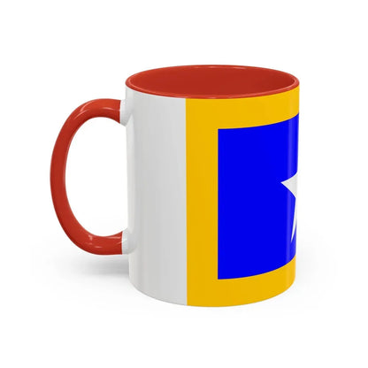 Flag of Qrendi Malta - Accent Coffee Mug - Go Mug Yourself