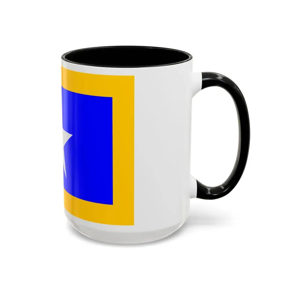 Flag of Qrendi Malta - Accent Coffee Mug - Go Mug Yourself