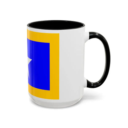 Flag of Qrendi Malta - Accent Coffee Mug - Go Mug Yourself