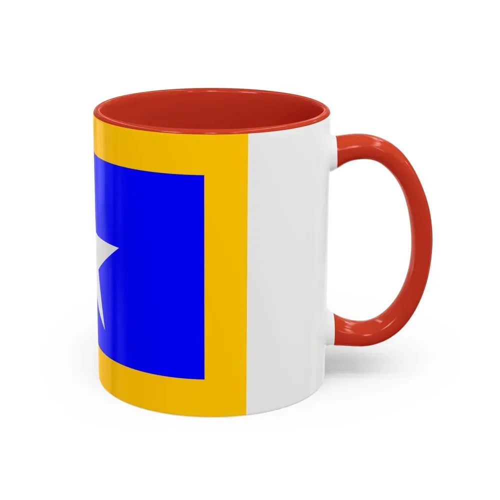 Flag of Qrendi Malta - Accent Coffee Mug - Go Mug Yourself