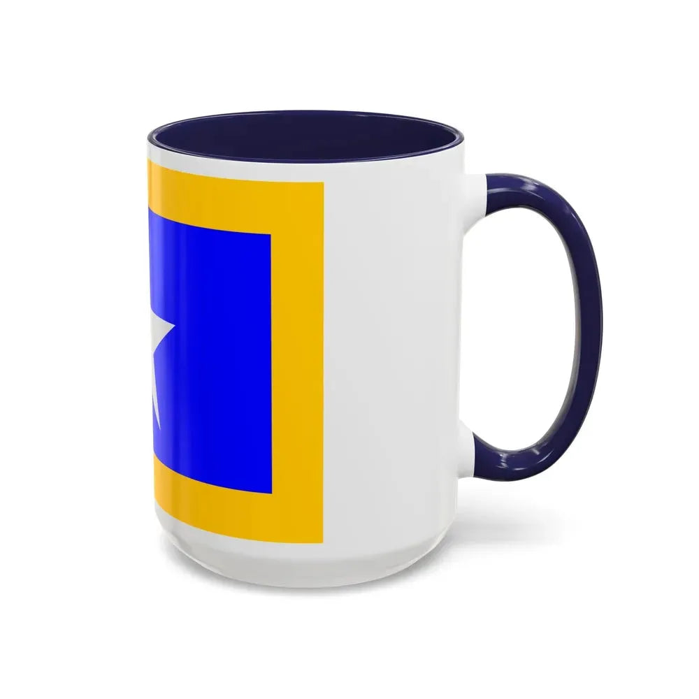 Flag of Qrendi Malta - Accent Coffee Mug - Go Mug Yourself