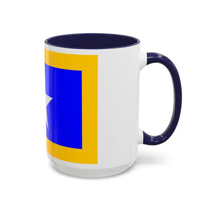 Flag of Qrendi Malta - Accent Coffee Mug - Go Mug Yourself