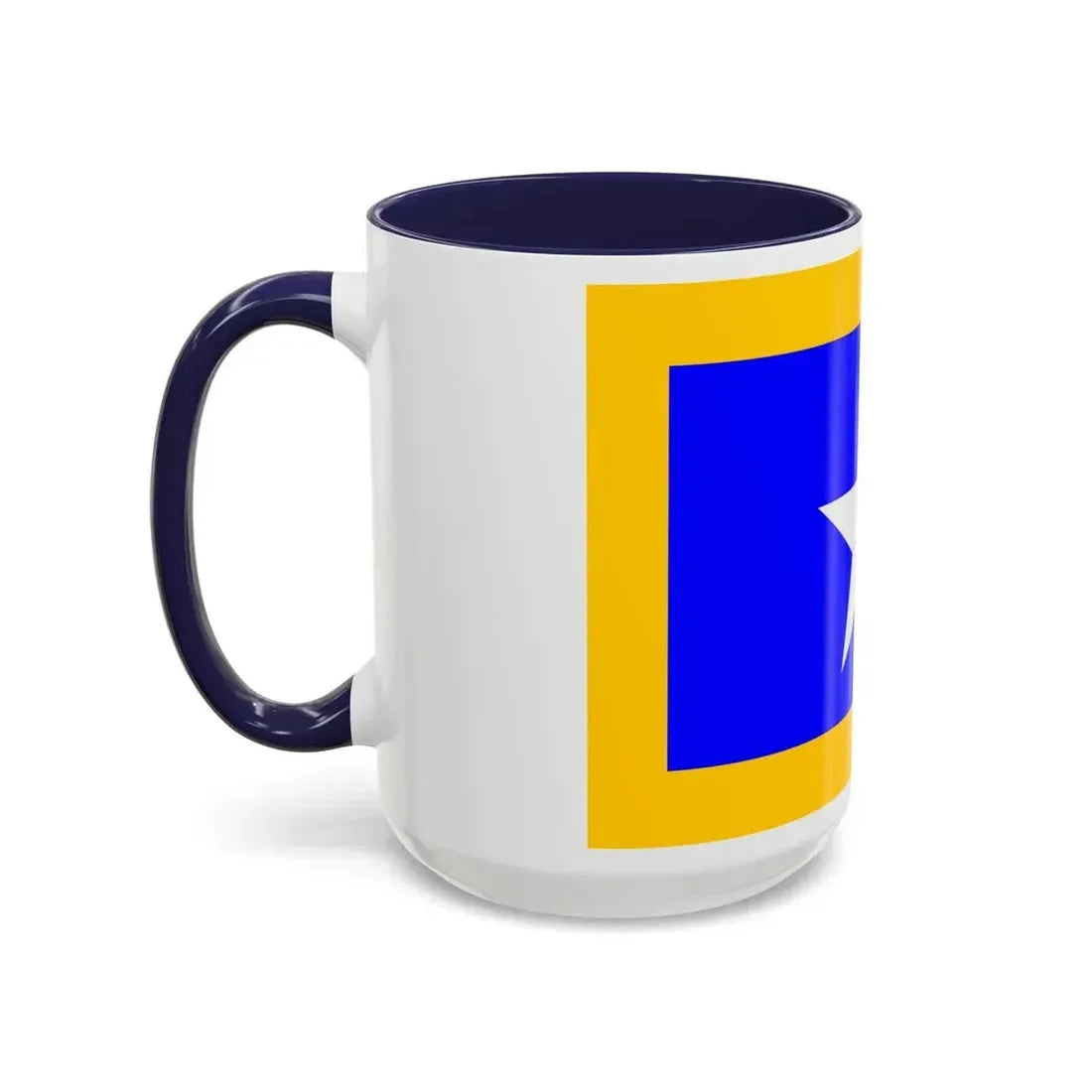 Flag of Qrendi Malta - Accent Coffee Mug - Go Mug Yourself