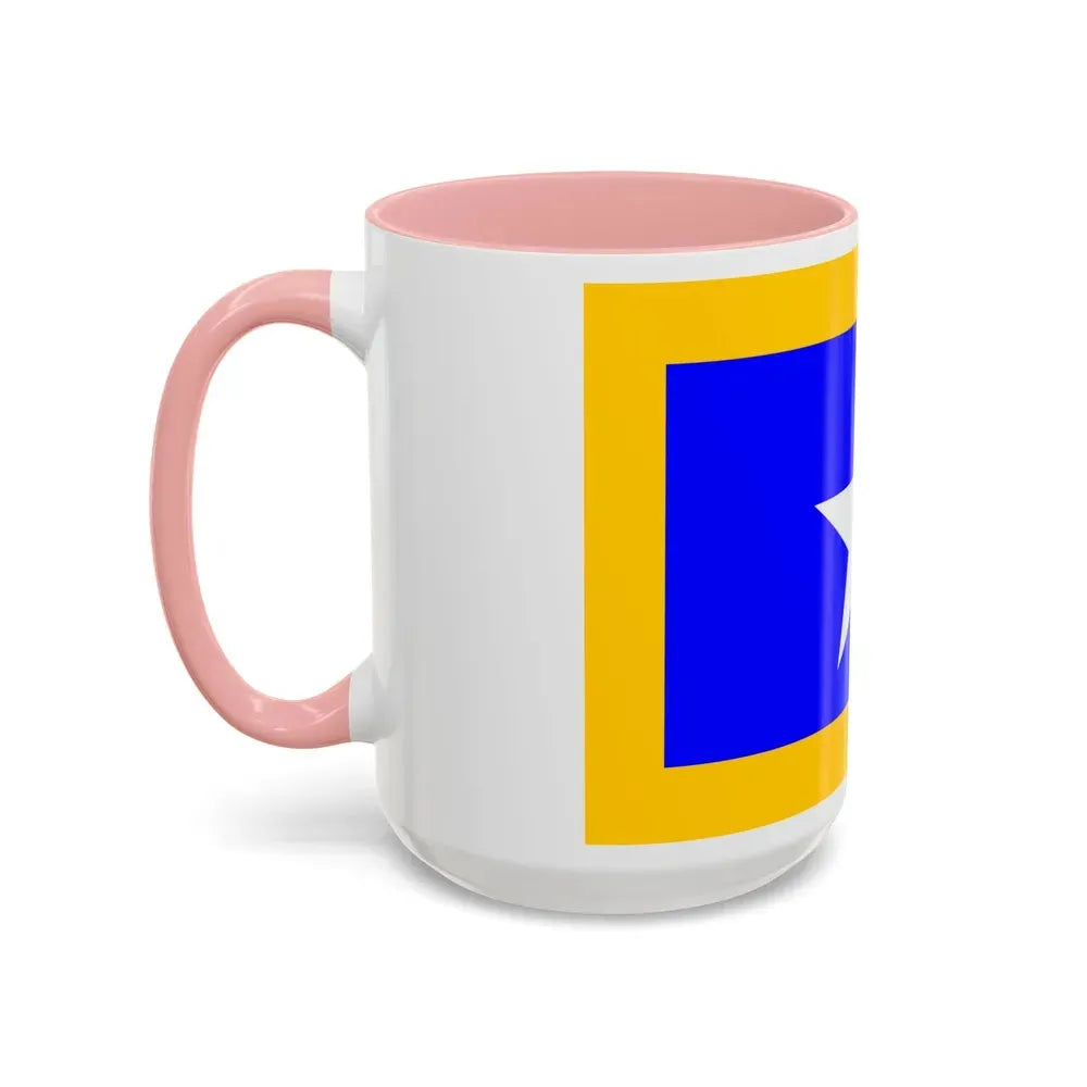 Flag of Qrendi Malta - Accent Coffee Mug - Go Mug Yourself